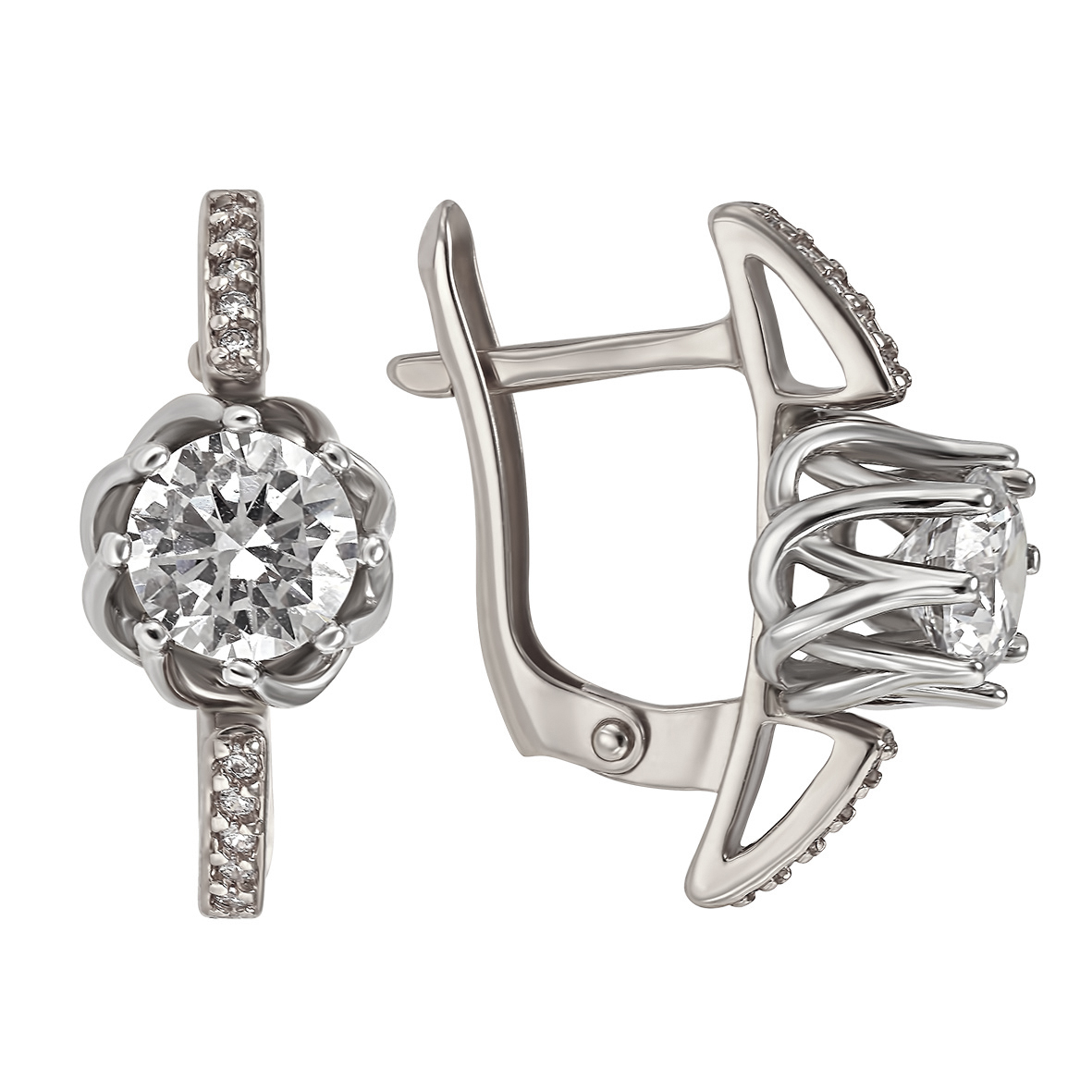 

Серебряные серьги с фианитами Tango Jewellery Company 430835С