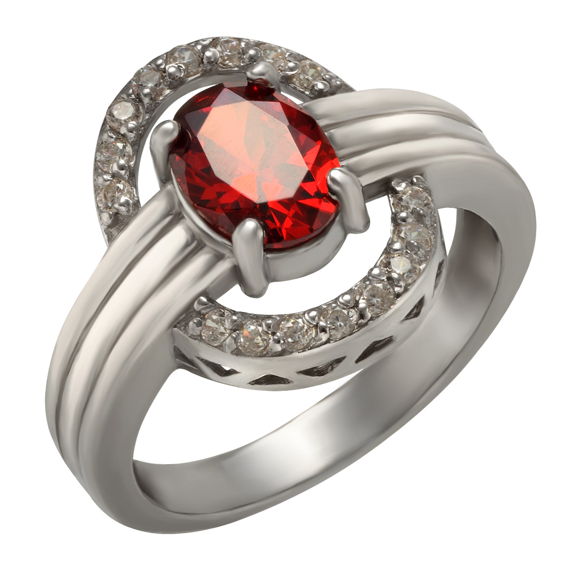 

Серебряное кольцо с фианитами Tango Jewellery Company 320898С размер 19