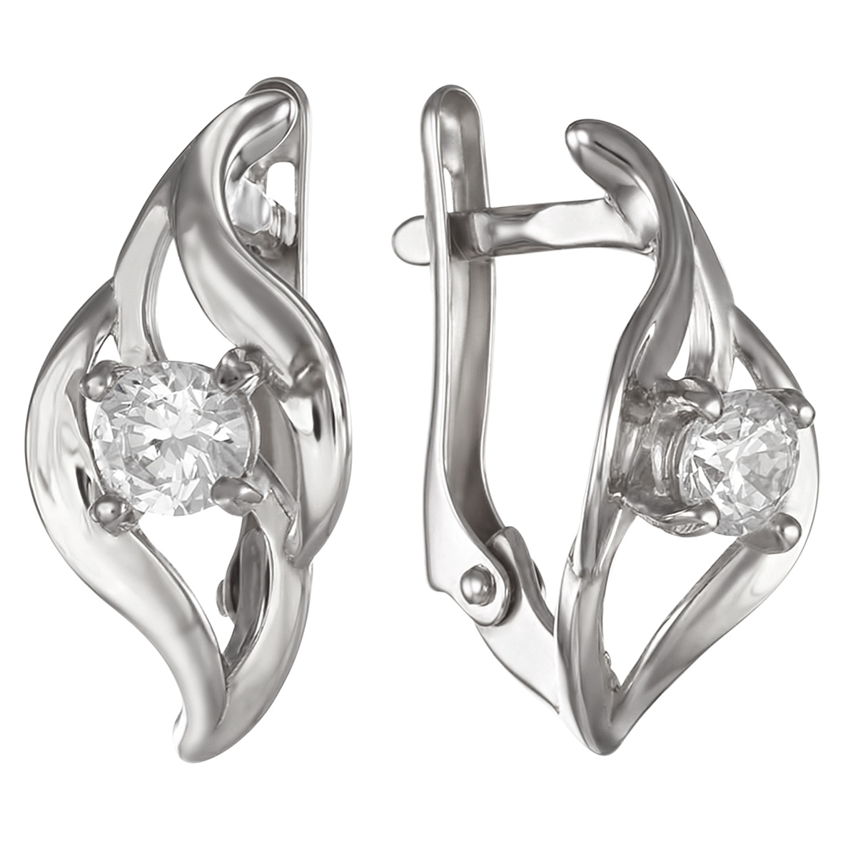 

Серебряные серьги с фианитами Tango Jewellery Company 420999С