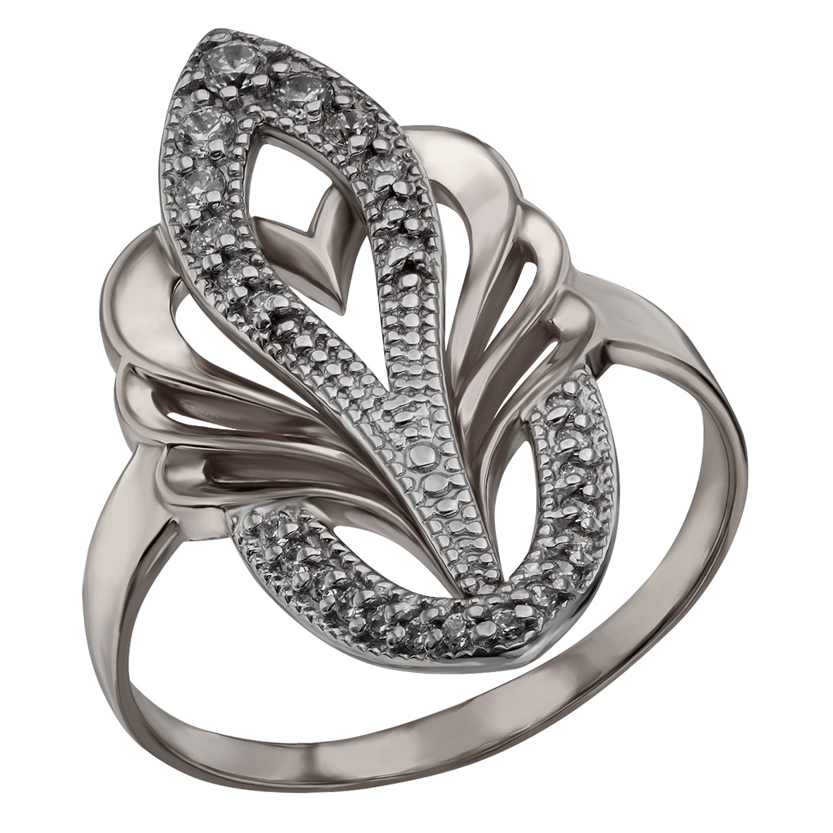 

Серебряное кольцо с фианитами Tango Jewellery Company 330831С размер 16.5