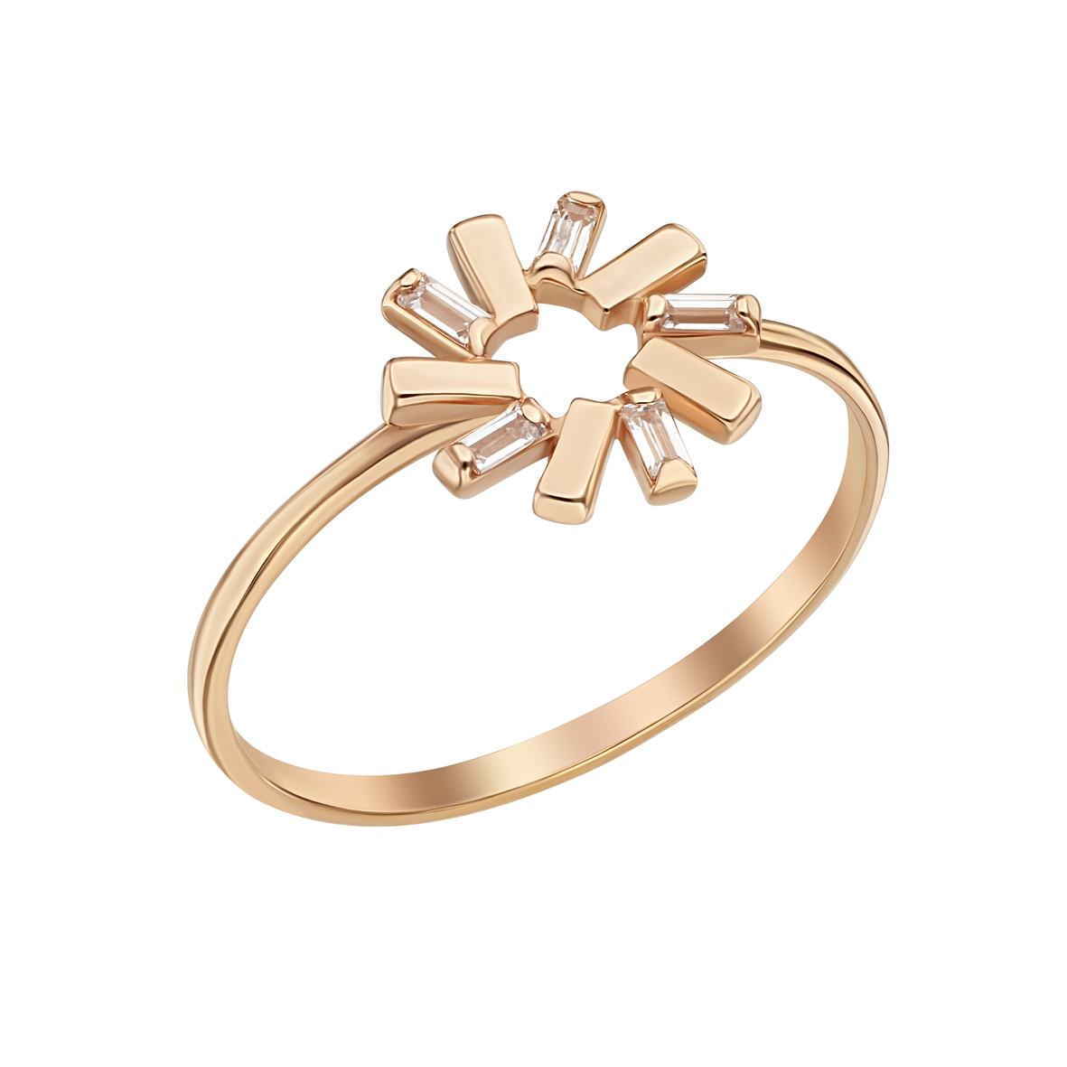 

Золотое кольцо с фианитами Tango Jewellery Company 380593 размер 16.5