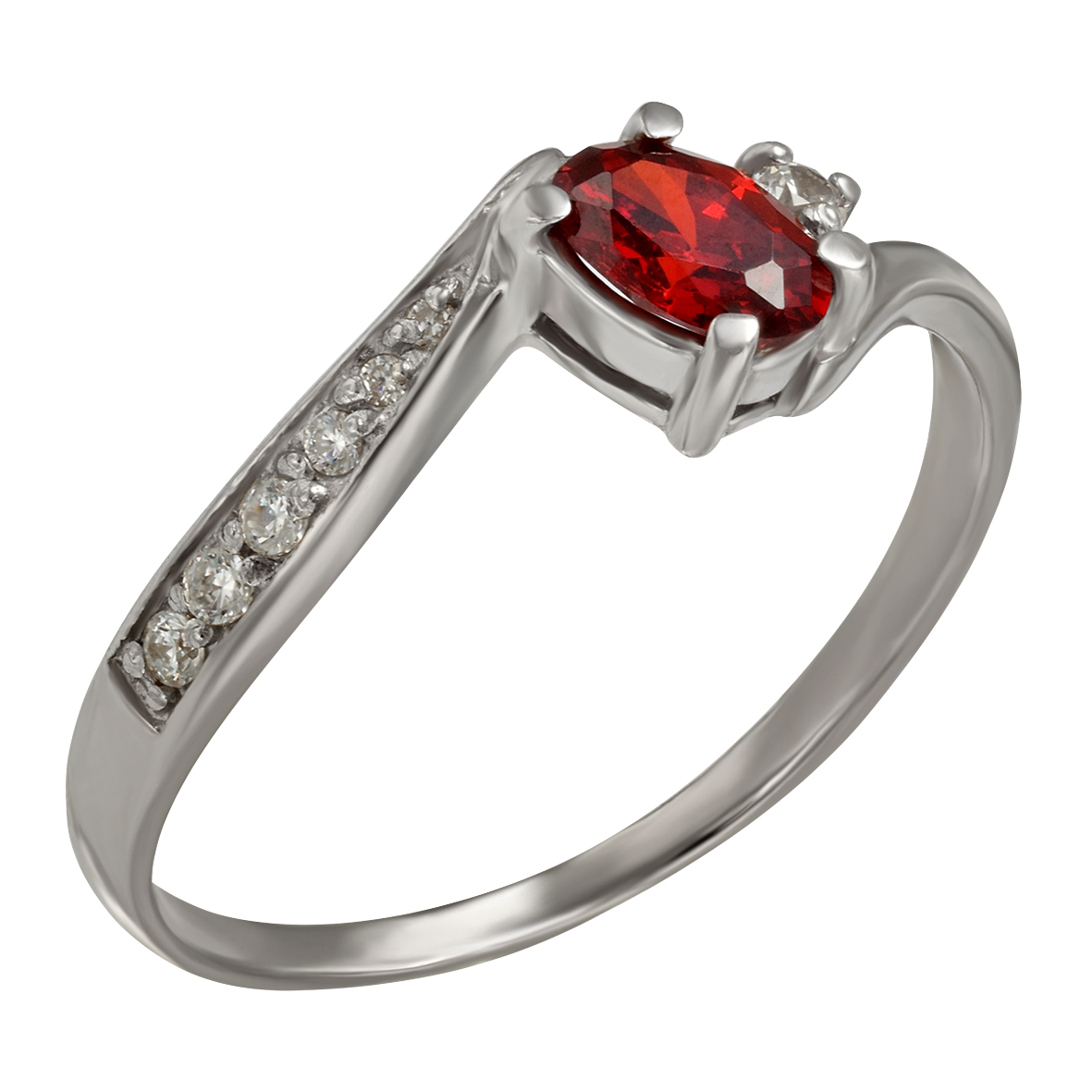 

Серебряное кольцо с фианитом Tango Jewellery Company 320354С размер 16.5