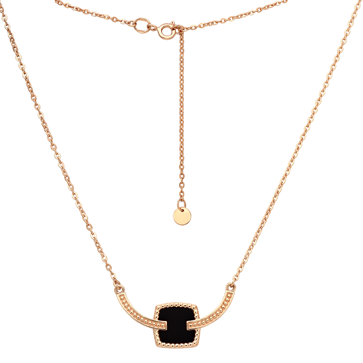 

Золотое колье с агатом (ониксом) Tango Jewellery Company 869387 размер 450