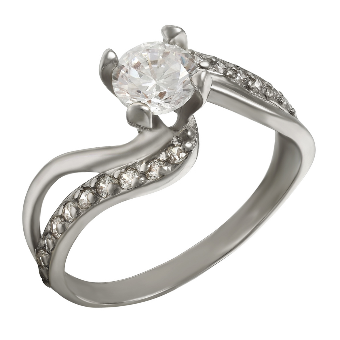 

Серебряное кольцо с фианитом Tango Jewellery Company 320970С размер 18.5