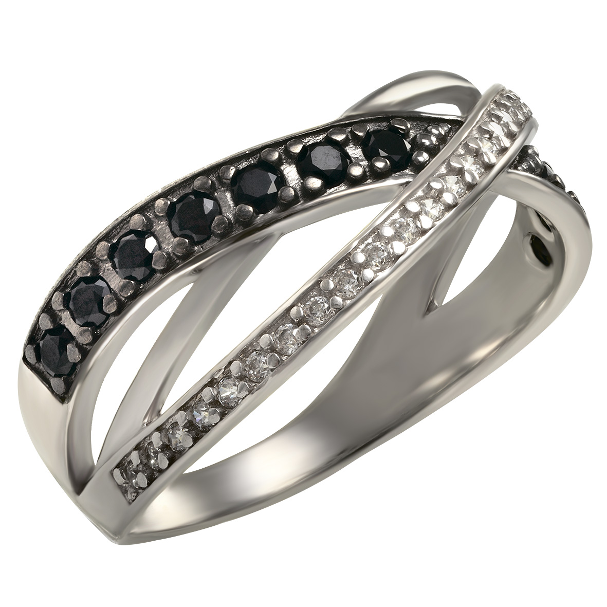 

Серебряное кольцо с фианитами Tango Jewellery Company 380079С размер 20