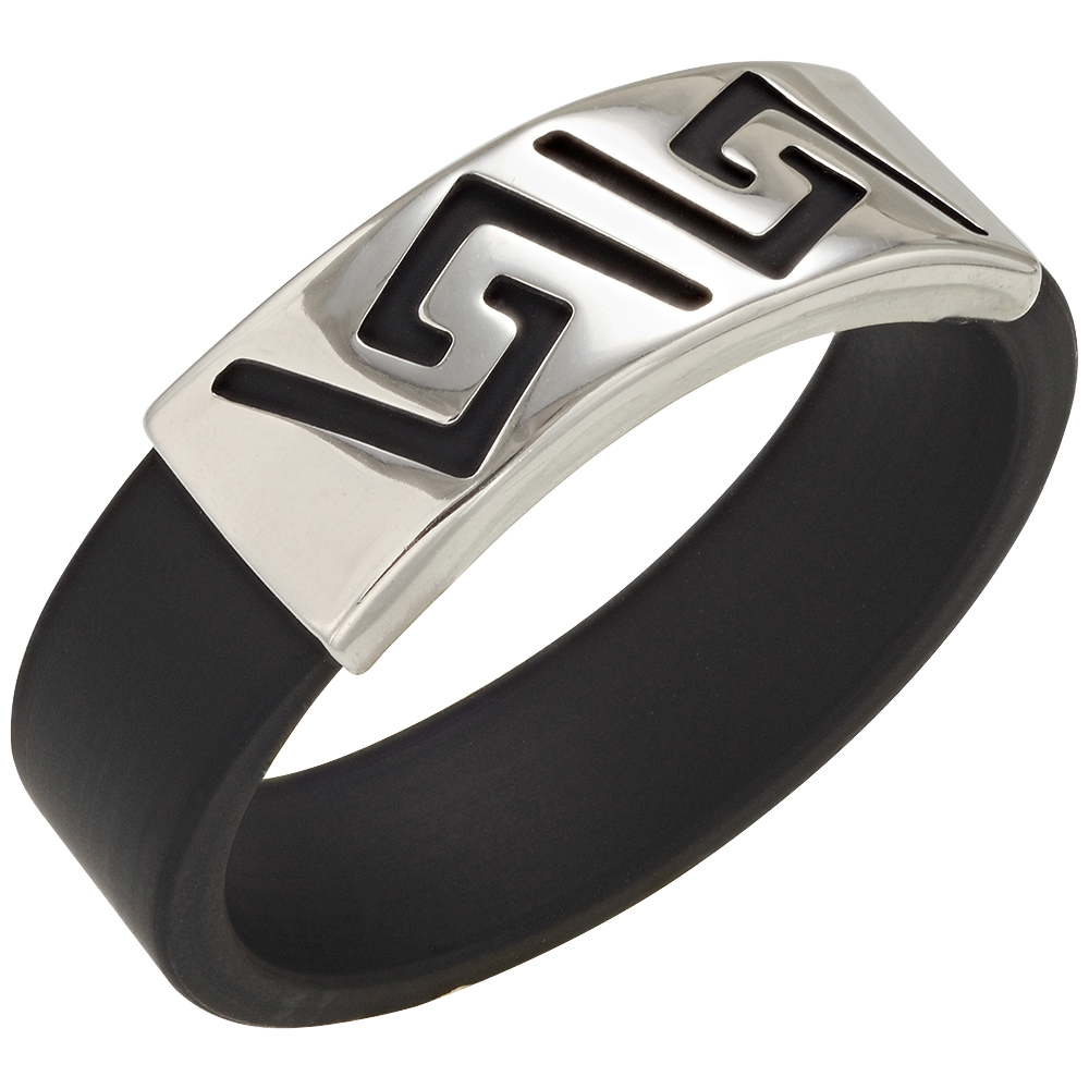 

Кольцо из серебра с каучуком Tango Jewellery Company 900625С размер 17