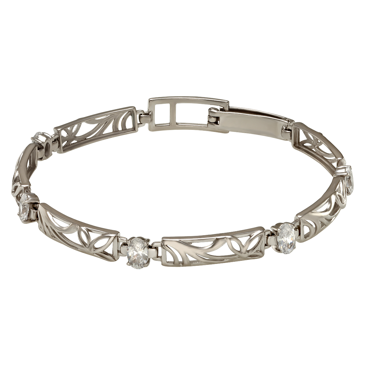 

Серебряный браслет с фианитами Tango Jewellery Company 893078С размер 180
