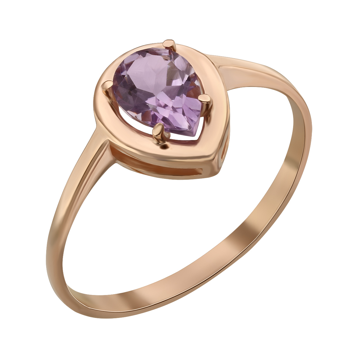 

Золотое кольцо с аметистом Tango Jewellery Company 363670 размер 18