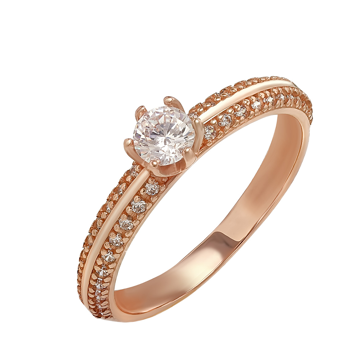 

Золотое кольцо с фианитами Tango Jewellery Company 380179 размер 18.5