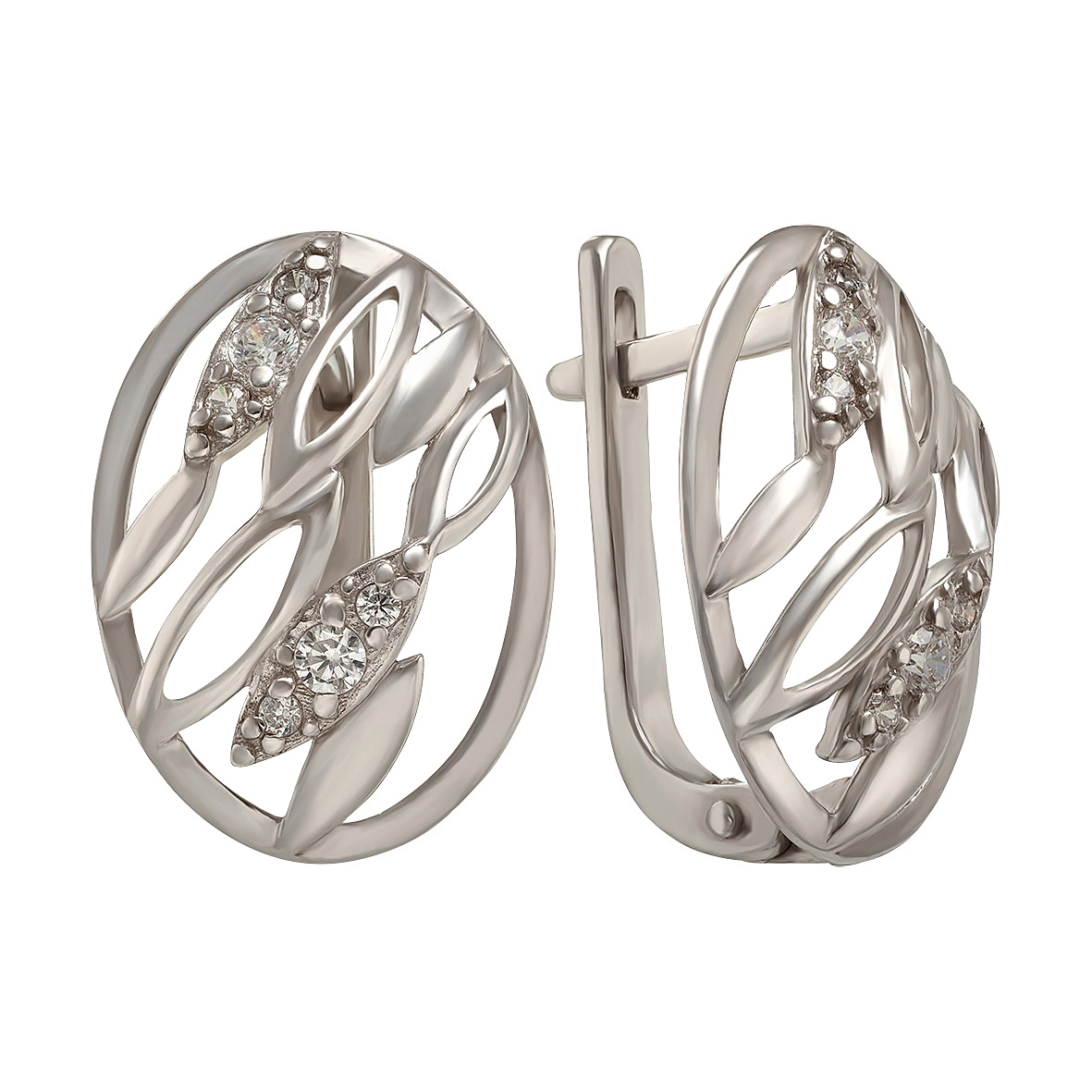 

Серебряные серьги с фианитами Tango Jewellery Company 420872С