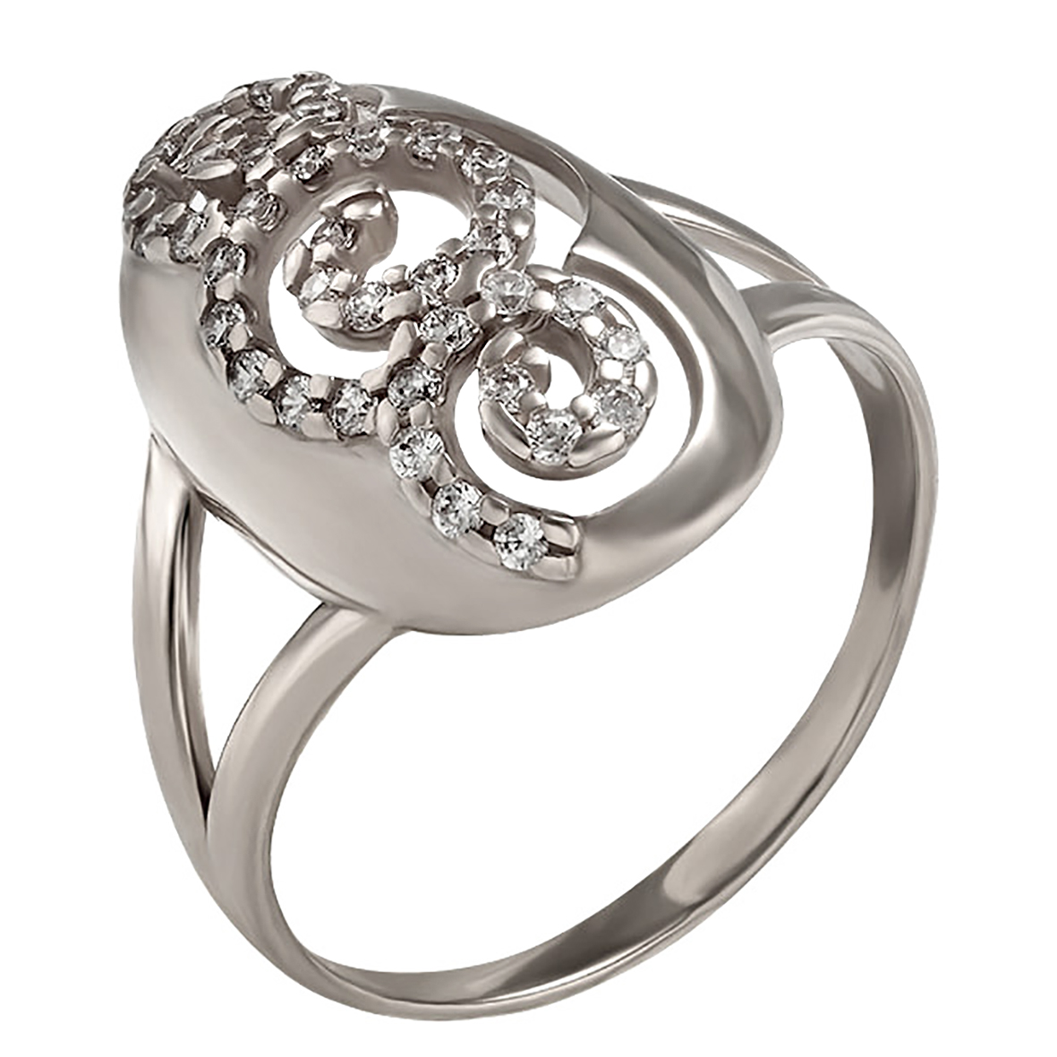 

Серебряное кольцо с фианитами Tango Jewellery Company 380213С размер 17.5