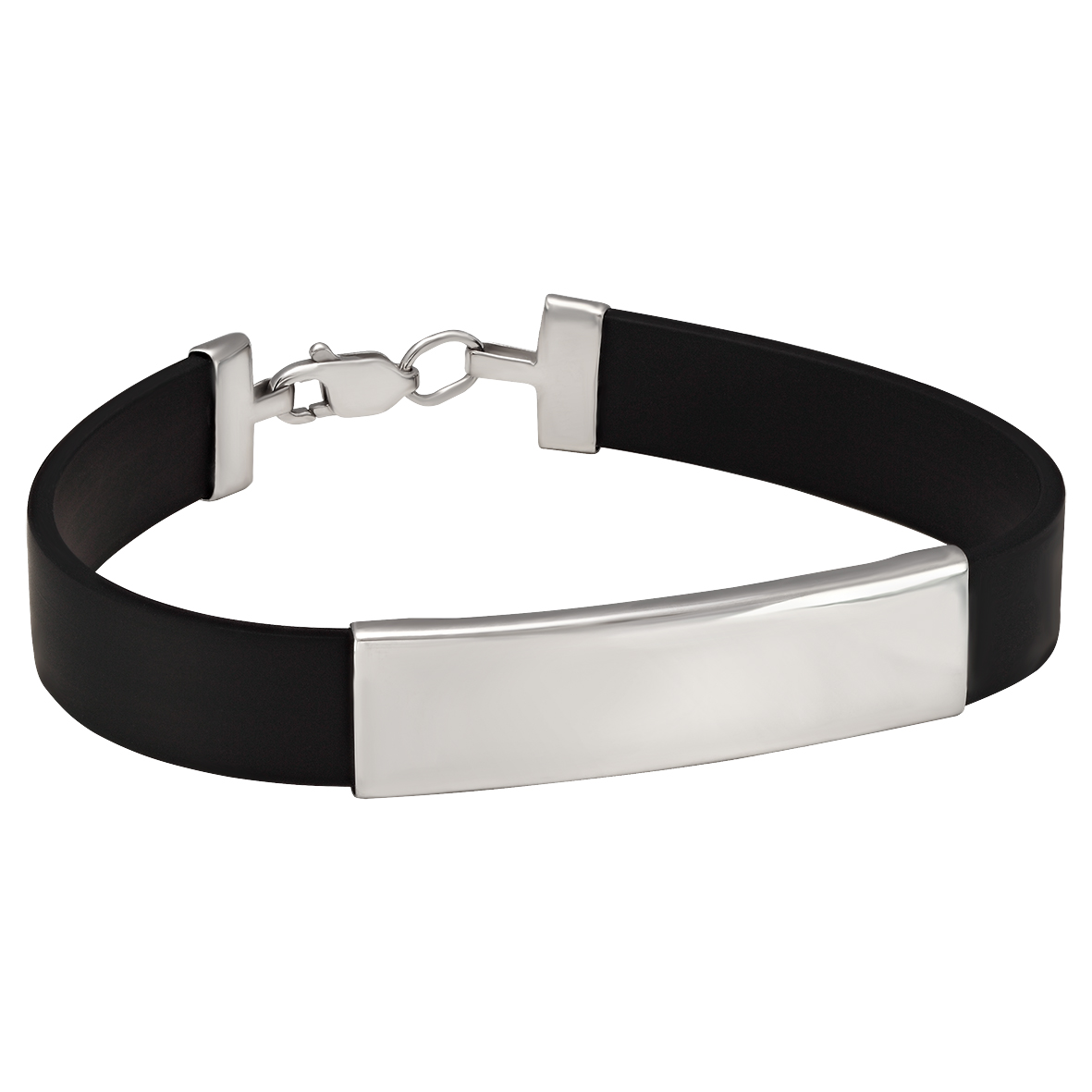 

Браслет из серебра с каучуком Tango Jewellery Company 910057С размер 200