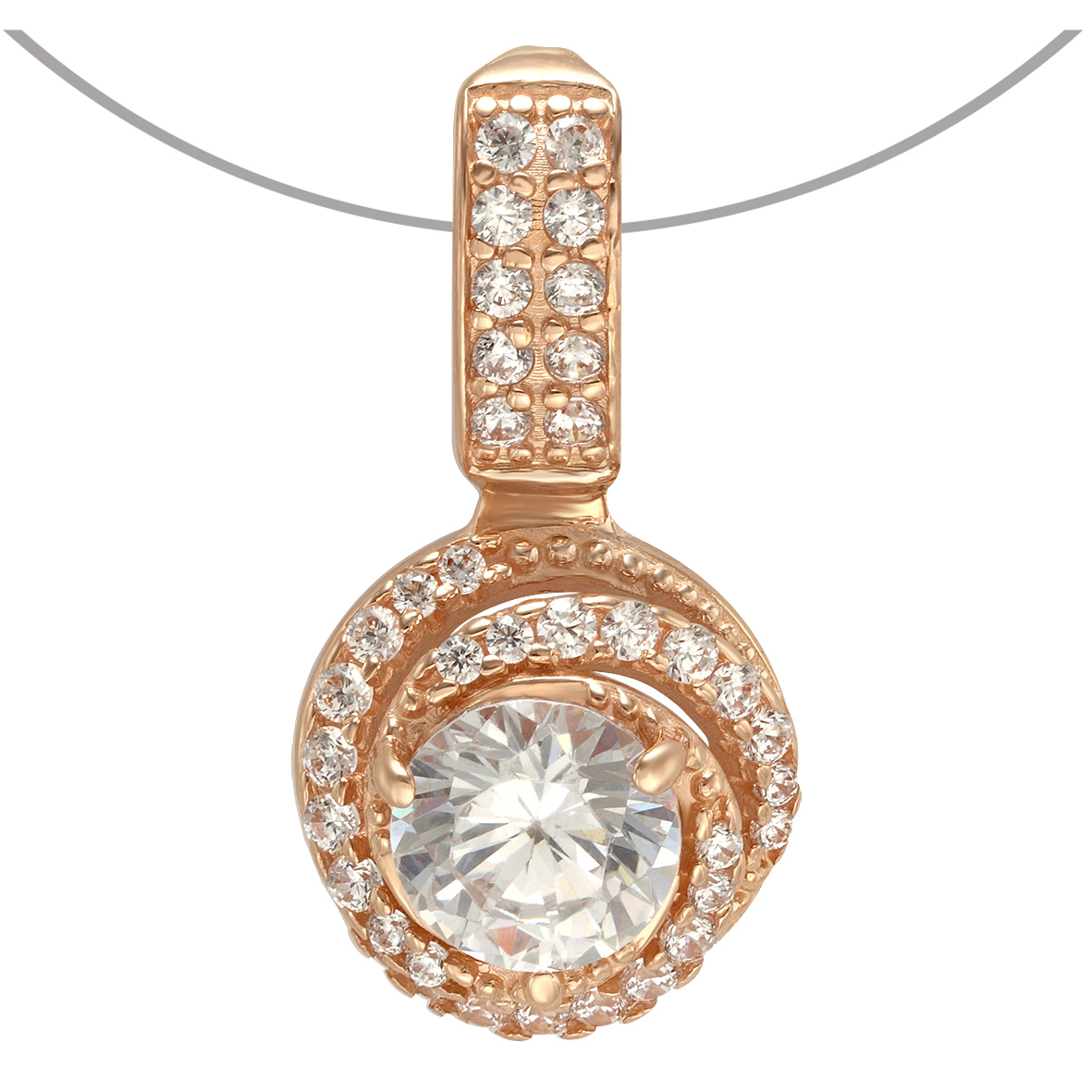 

Золотая подвеска с фианитами Tango Jewellery Company 150332
