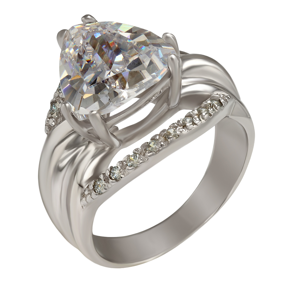 

Серебряное кольцо с фианитами Tango Jewellery Company 330889С размер 17.5