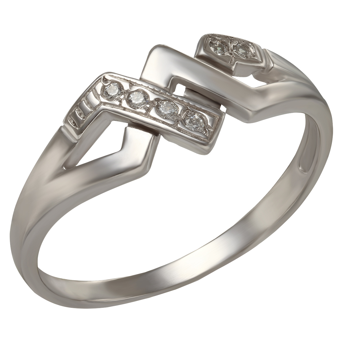 

Серебряное кольцо с фианитами Tango Jewellery Company 330063С размер 19.5