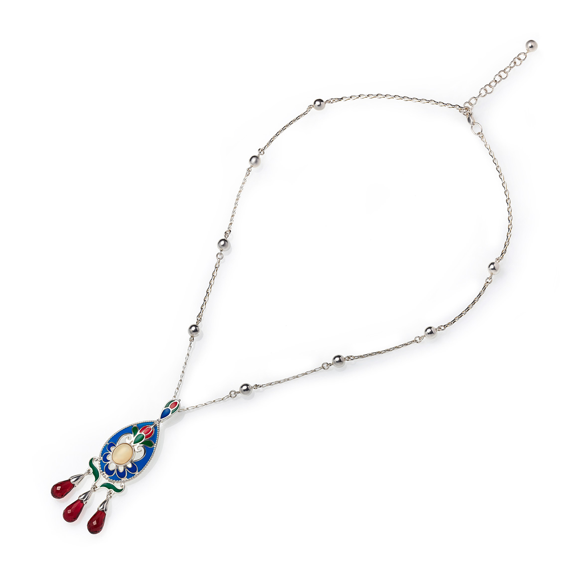 

Серебряное колье с эмалью Tango Jewellery Company 860106А размер 500