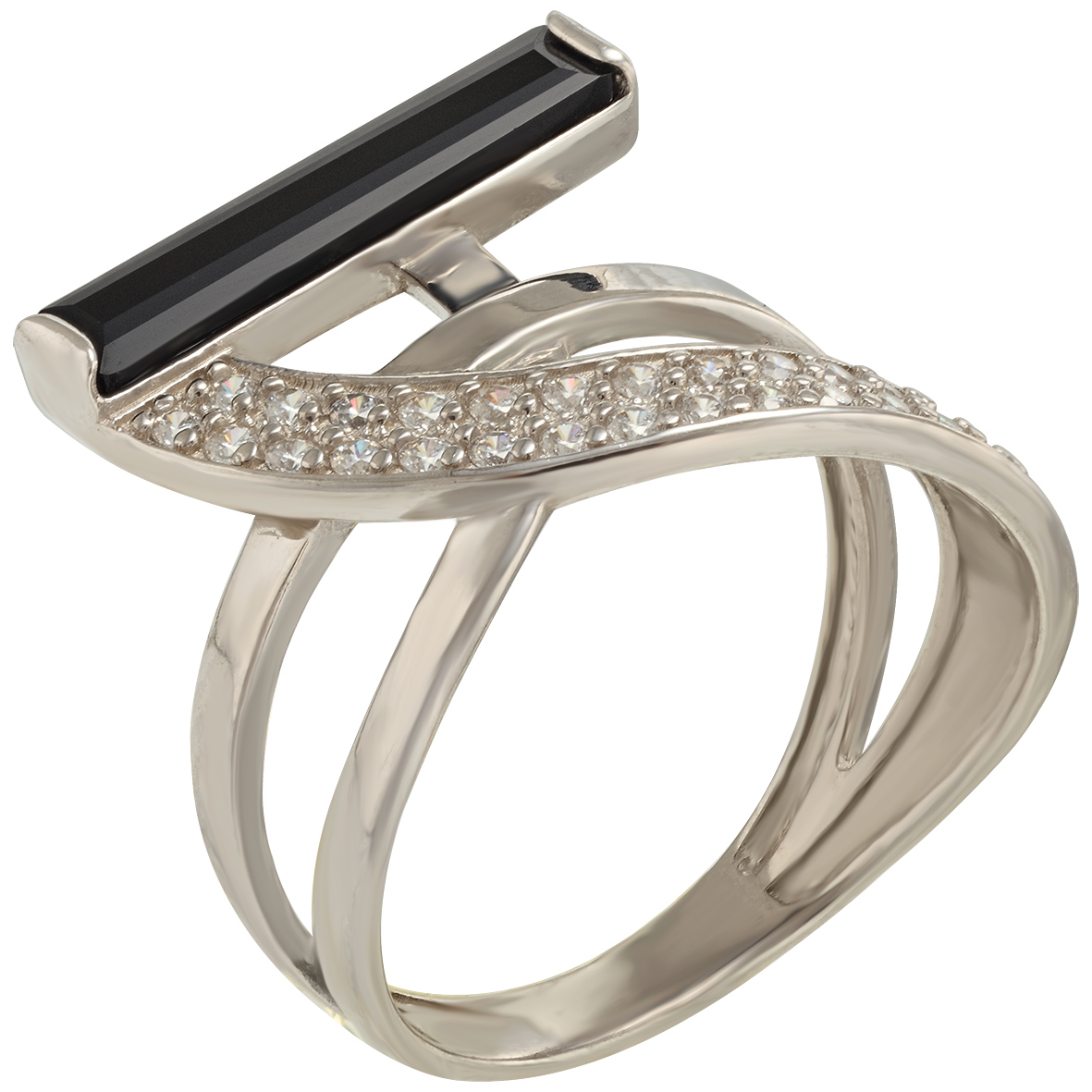 

Серебряное кольцо с агатом и фианитами Tango Jewellery Company 369561С размер 21