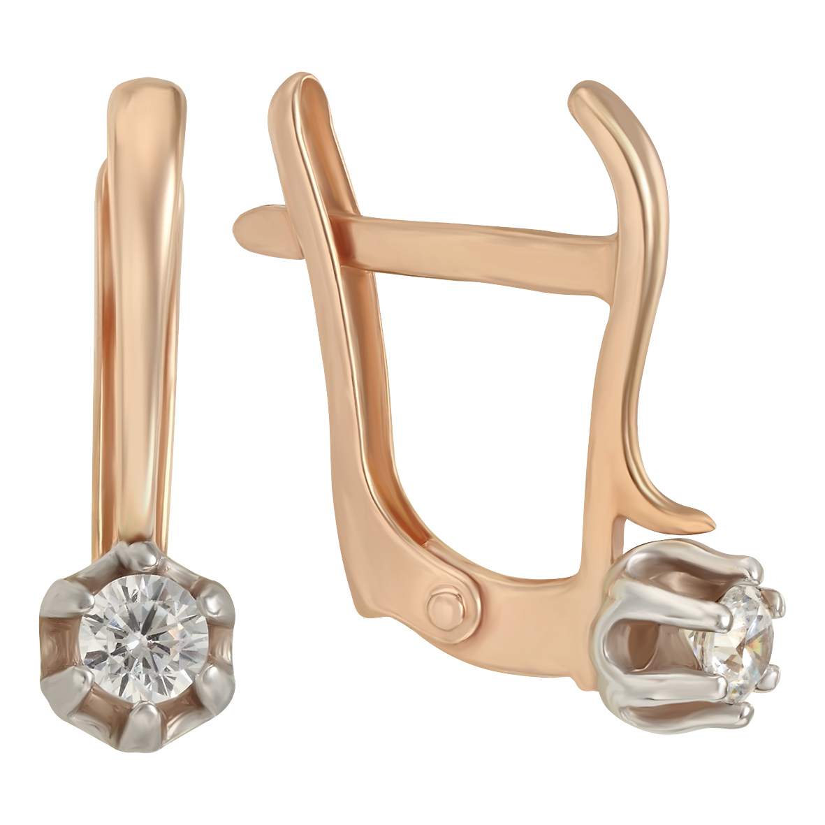 

Золотые серьги с бриллиантом Tango Jewellery Company 770337
