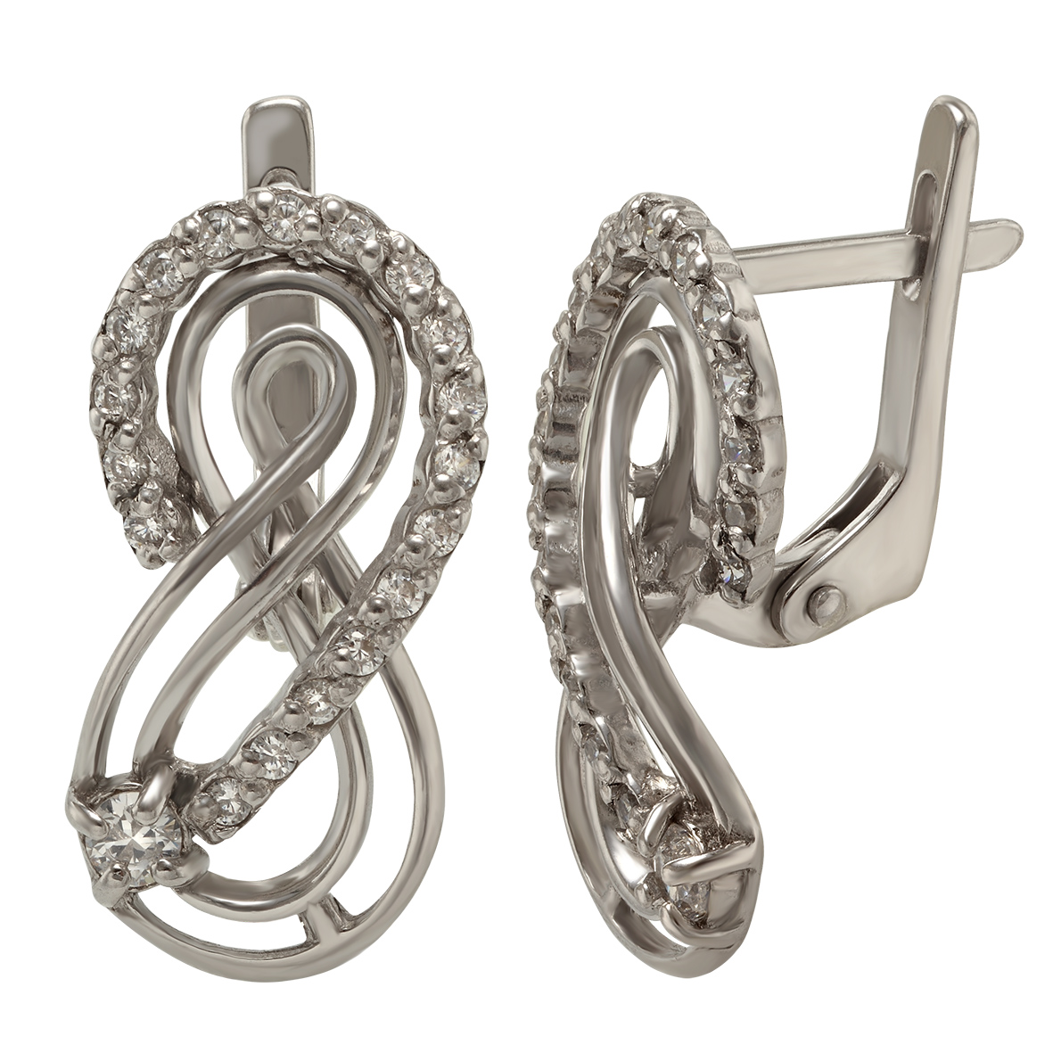 

Серебряные серьги с фианитами Tango Jewellery Company 430770С