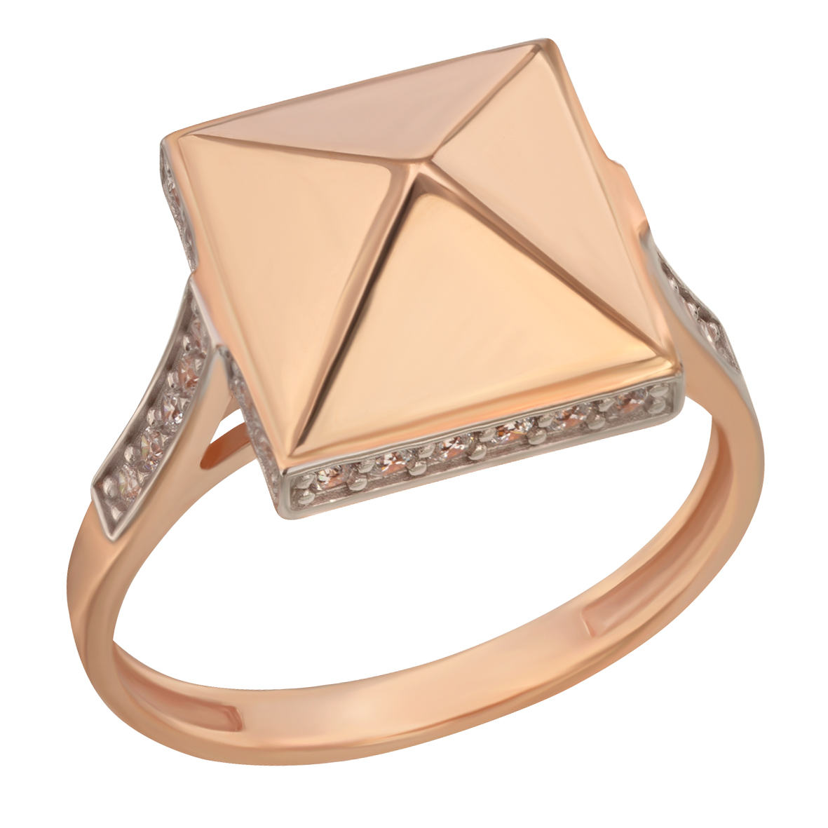 

Золотое кольцо с фианитами Tango Jewellery Company 380513 размер 18