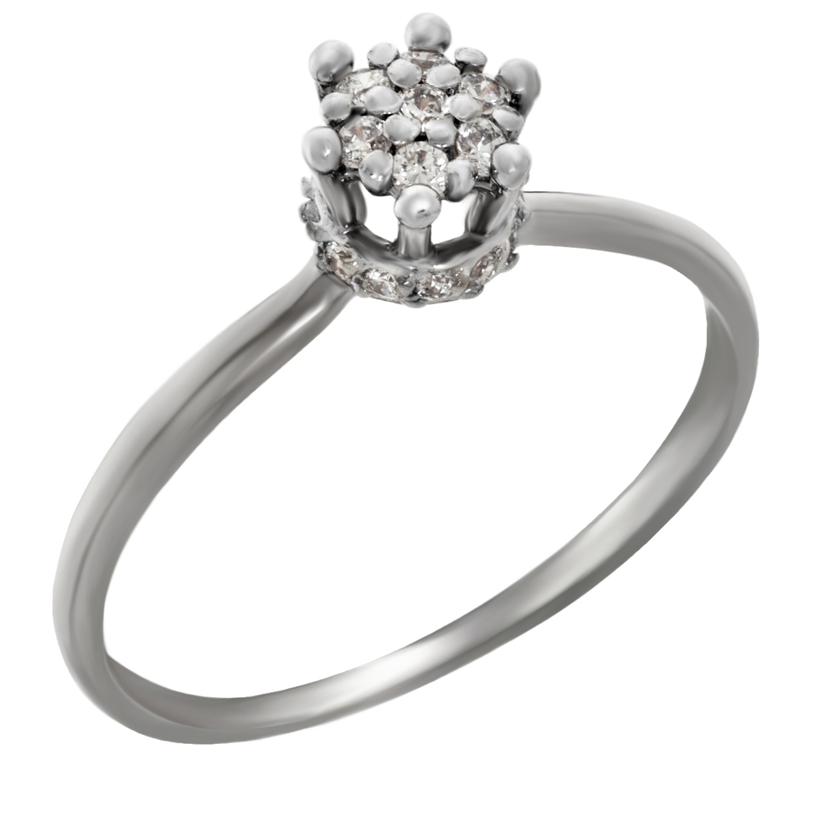 

Серебряное кольцо с фианитами Tango Jewellery Company 320950С размер 18.5