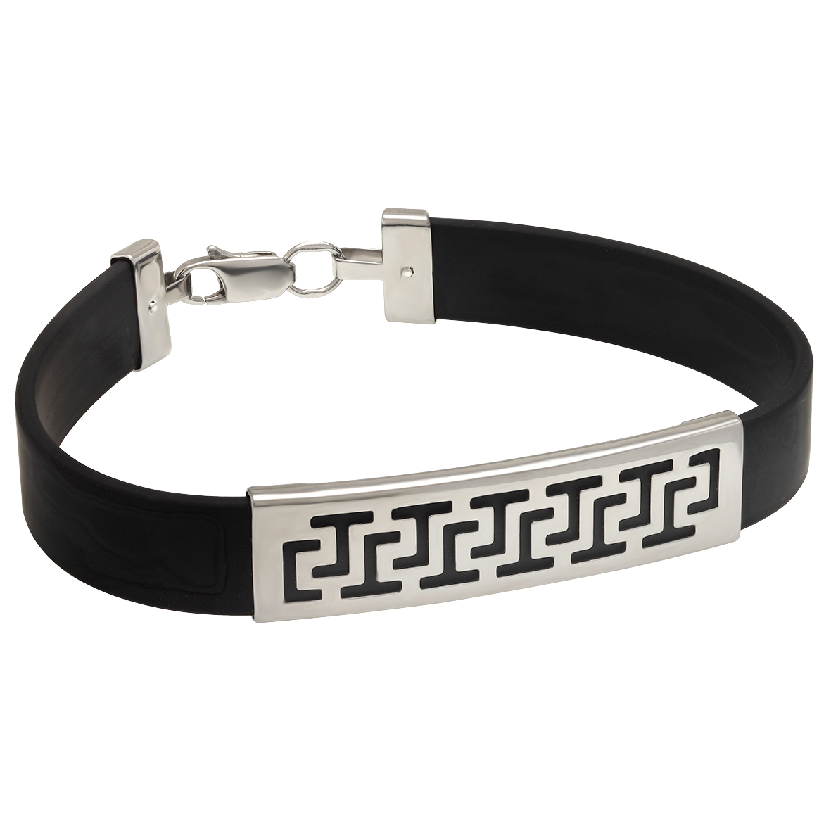 

Браслет из серебра с каучуком Tango Jewellery Company 910034С размер 220