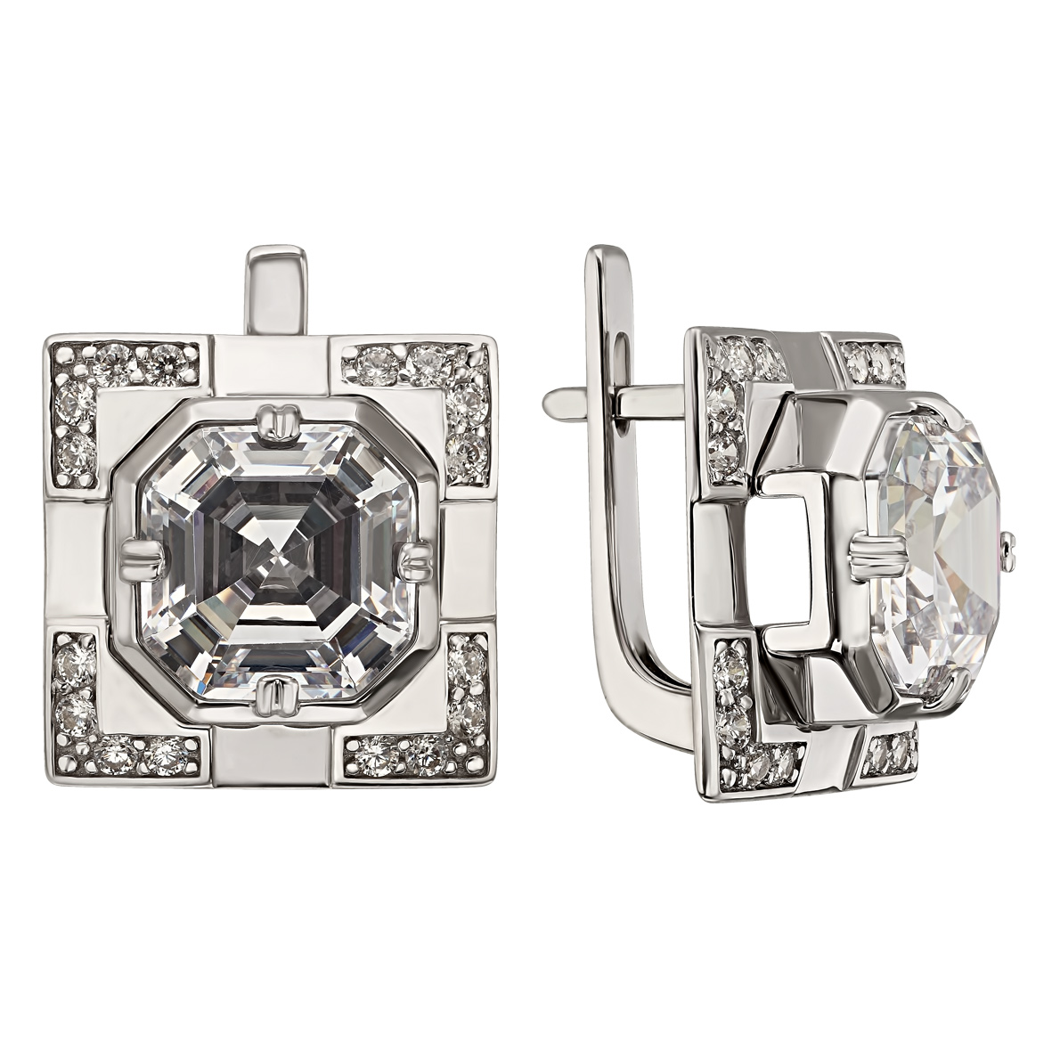 

Серебряные серьги с фианитами Tango Jewellery Company 430998С