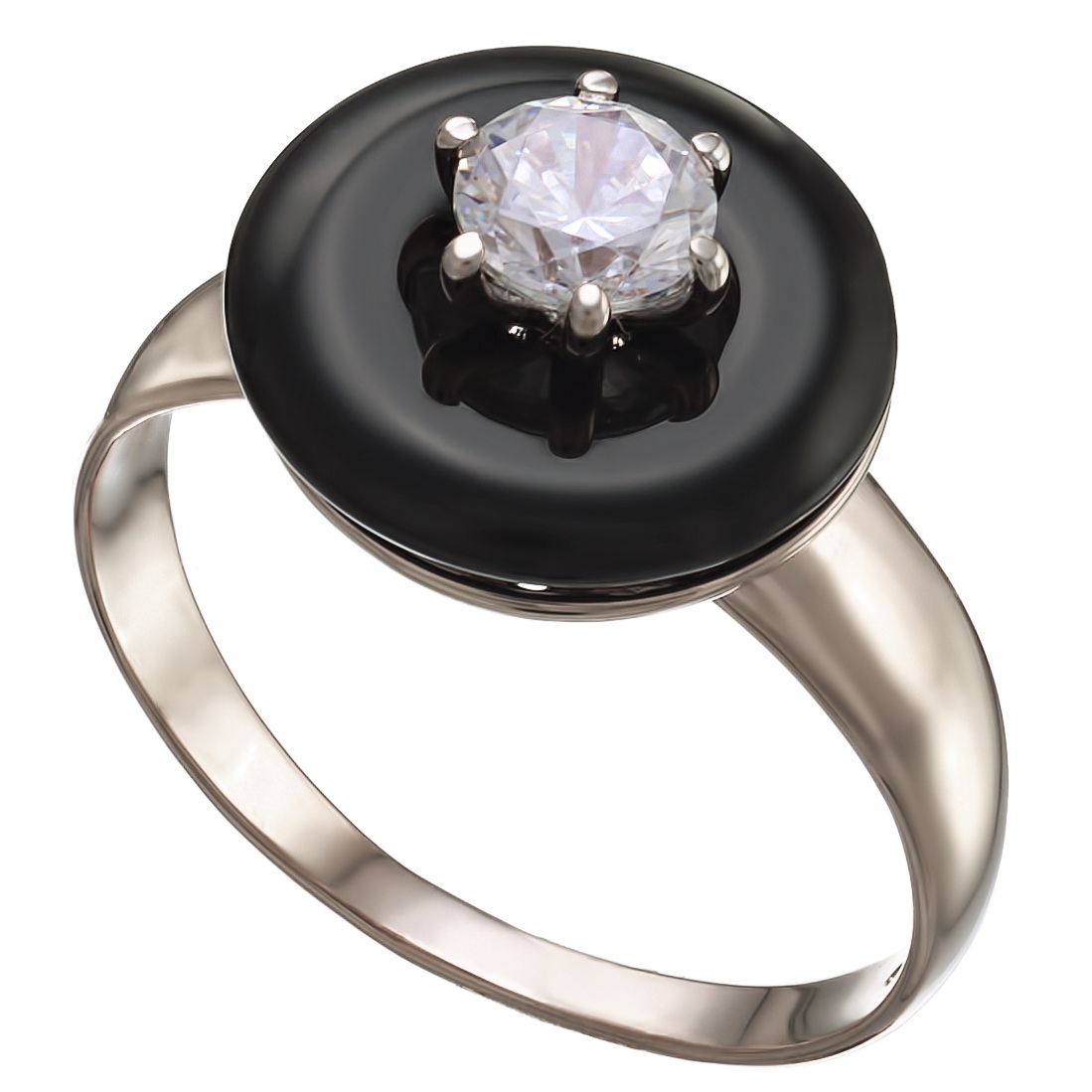 

Серебряное кольцо с агатом и фианитом Tango Jewellery Company 379667С размер 19