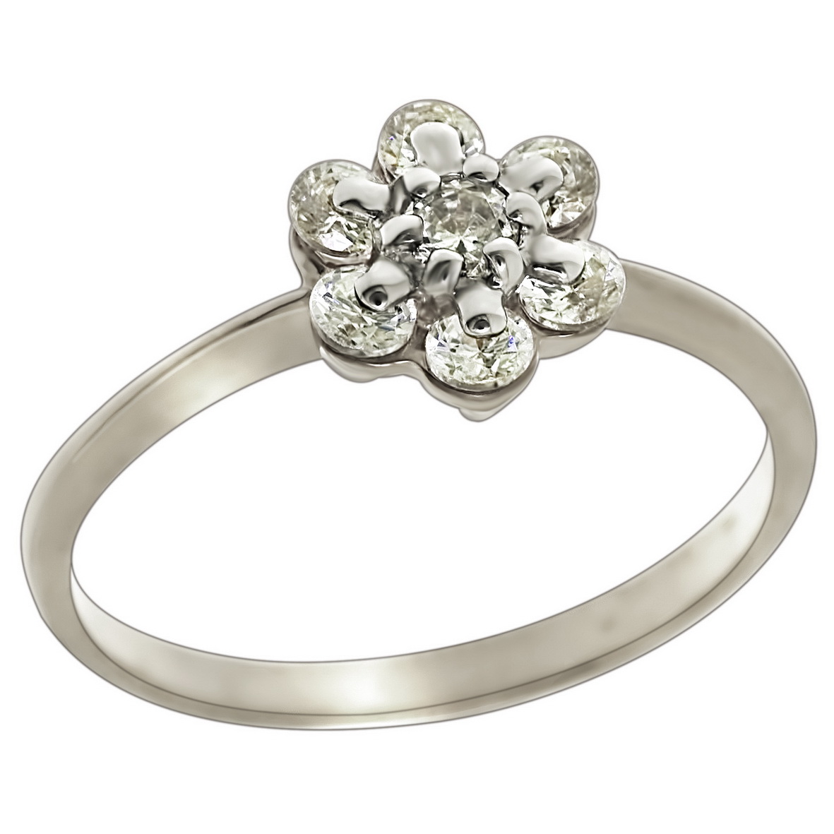 

Серебряное кольцо с фианитом Tango Jewellery Company 320940С размер 16