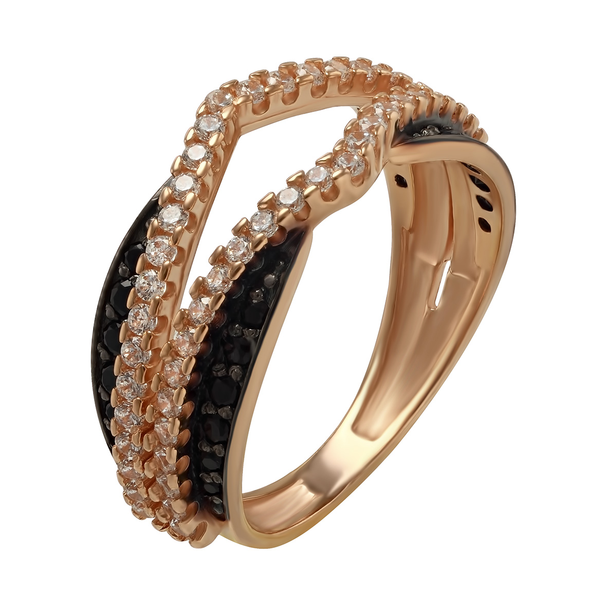 

Золотое кольцо с фианитами Tango Jewellery Company 380348 размер 17