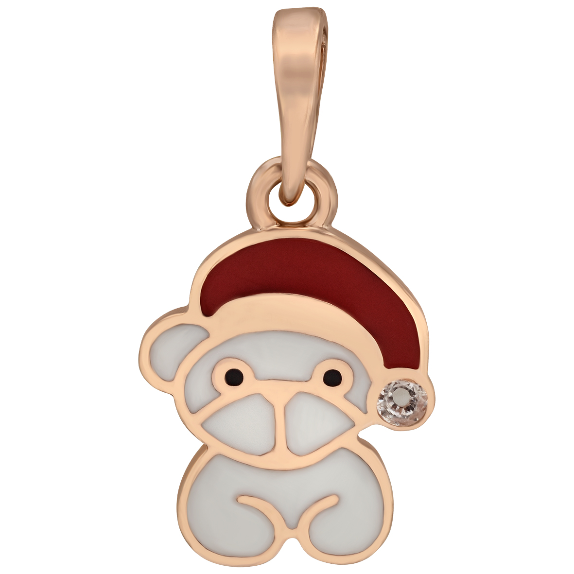 

Золотая подвеска с фианитом и эмалью Tango Jewellery Company 150410Е