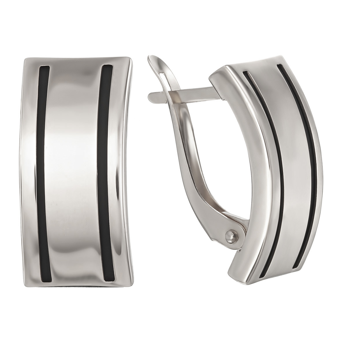 

Серебряные серьги с каучуком Tango Jewellery Company 930007С