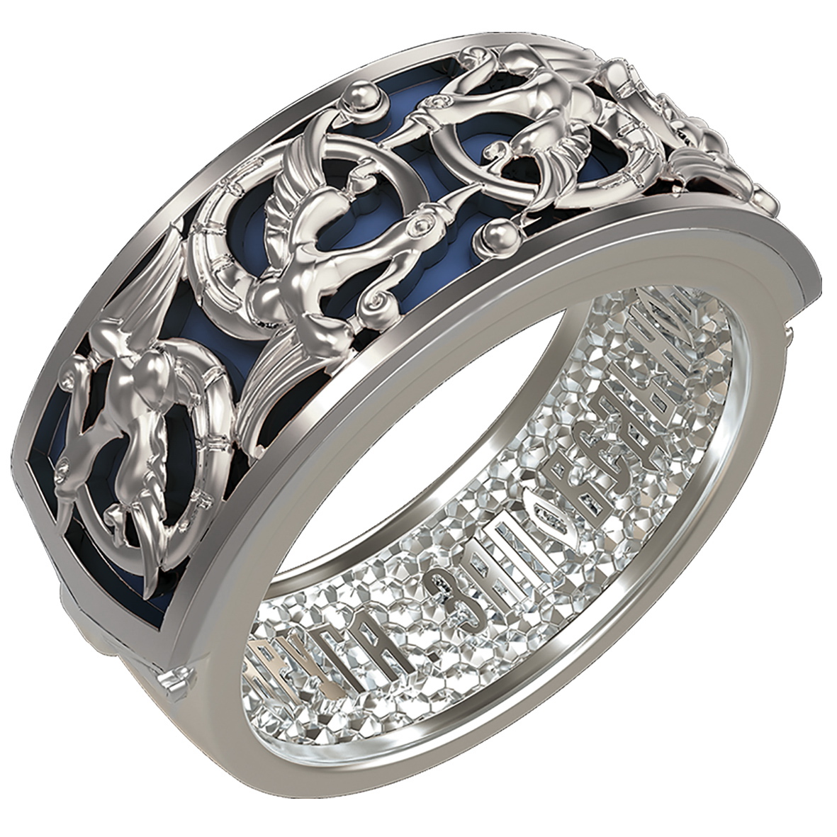 

Серебряное кольцо с эмалью Tango Jewellery Company 310282А размер 18