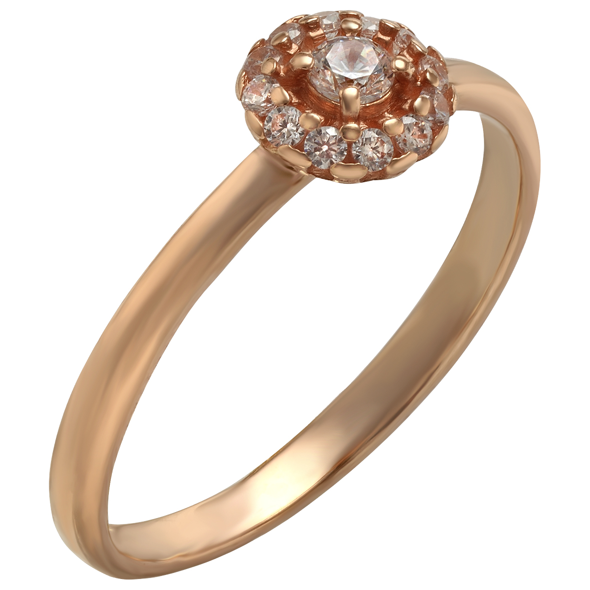 

Золотое кольцо с фианитами Tango Jewellery Company 330136 размер 17