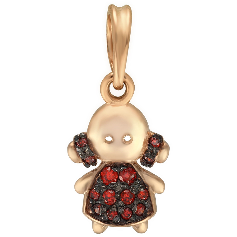 

Золотой кулон с фианитами Tango Jewellery Company 150394
