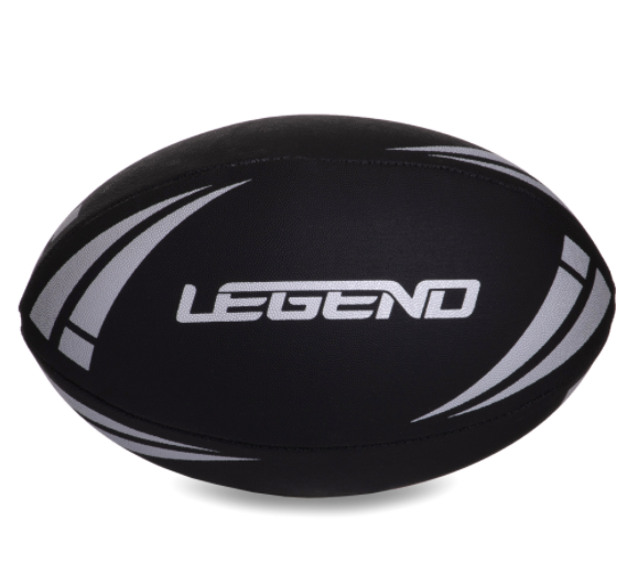

Мяч для регби LEGEND FB-3291 №5 PVC белый-черный (IN09117)