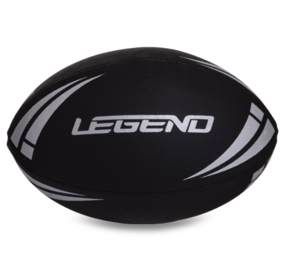 

Мяч для регби LEGEND FB-3292 №4 PVC белый-черный (IN09118)