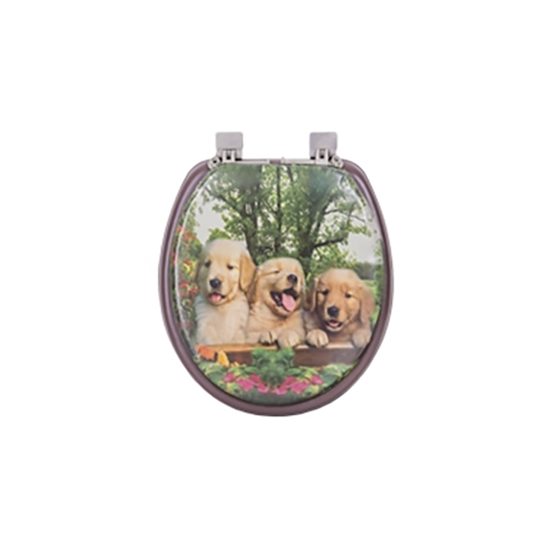 

Сидение Сиденье с крышкой для унитаза мягкое Vanna Lux цвет коричневый с рисунком (AN005515)