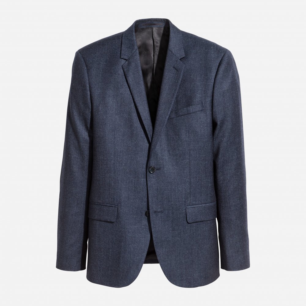 

Пиджак H&M 5062216-AAQJ 44 Темно-синий