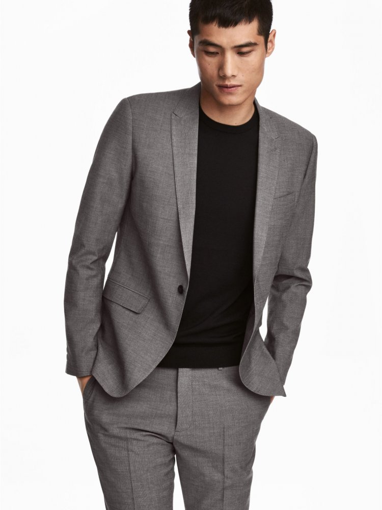 

Пиджак H&M 5329996-ACXW 56 Темно-серый