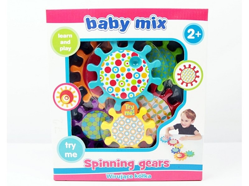 

Шестерёнки вращающиеся Baby Mix Логика