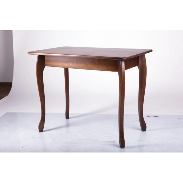 

Стол обеденный не раскладной деревянный Смарт Микс Мебель цвет Орех темный