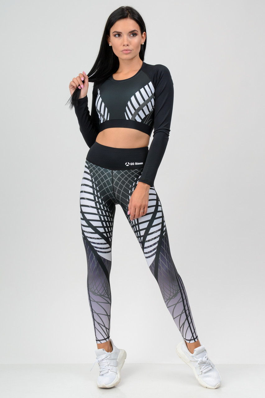 

Костюм для фитнеса (топ и лосины) Go Fitness 90036 размер XL-XXL