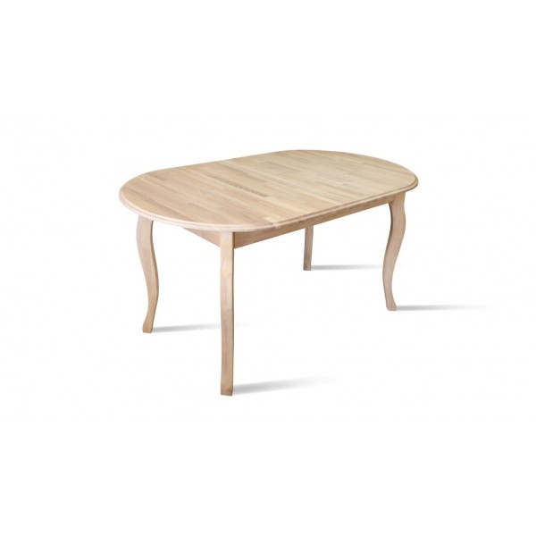 

Стол обеденный раскладной 140х80 см из натурального дерева Ельза Грамма Дуб светлый