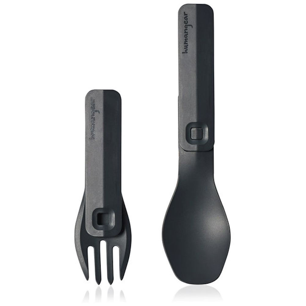 

Набір приладів для їжі Humangear GoBites Click gray (сірий)