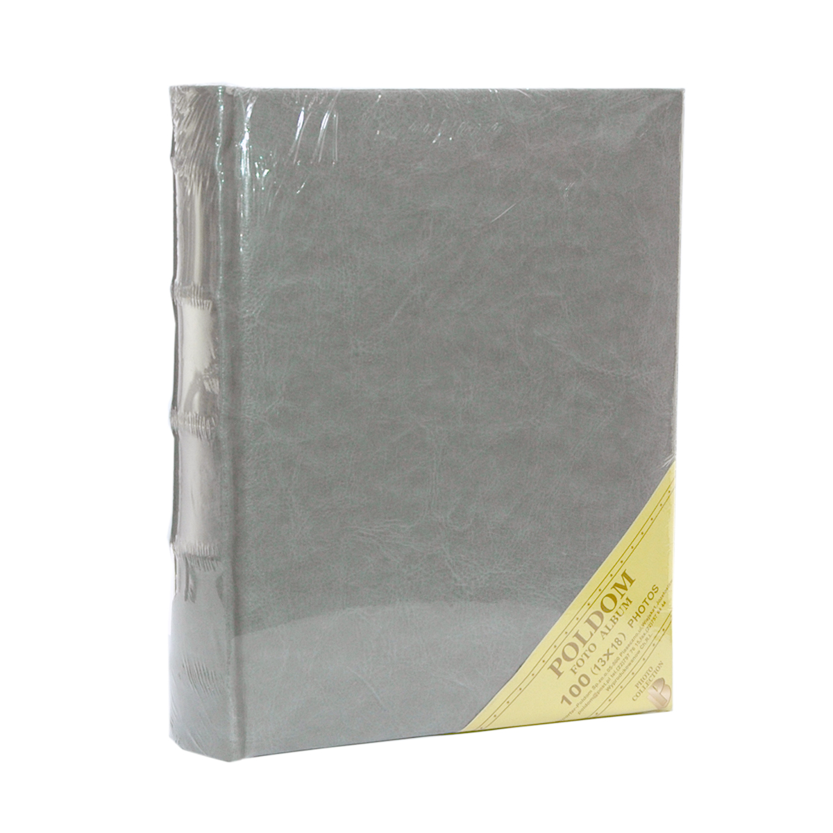 

Фотоальбом POLDOM BB-15x21/100/wh GR-PLAIN