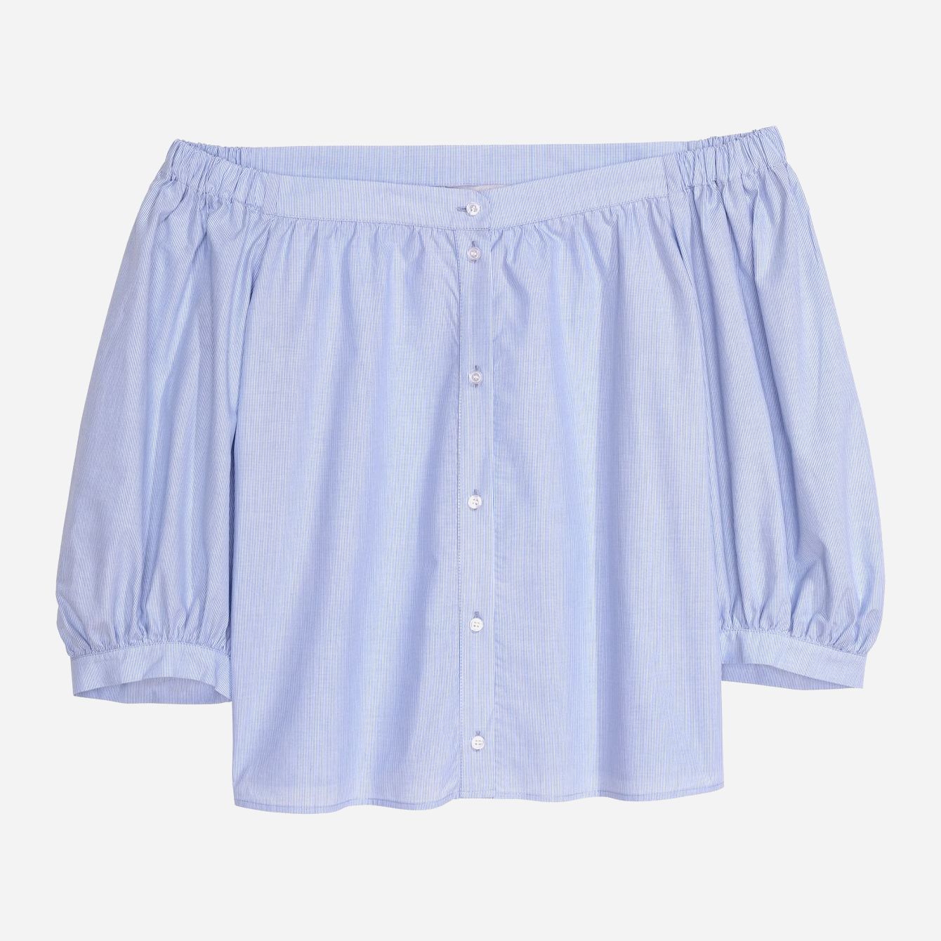 

Топ H&M 1111-6076707  Голубой, Топ H&M 1111-6076707 42 Голубой