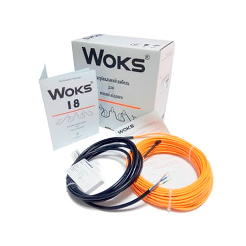 

Теплый пол Woks нагревательный кабель под плитку Woks 18 2920 Вт