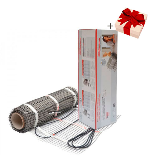 

Теплый пол Hemstedt двухжильный нагревательный мат DH 1800W 12,0 м² + терморегулятор