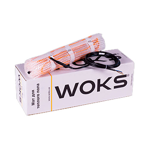 

Теплый пол Woks двухжильный нагревательный мат WoksMat 160 12,0 м²